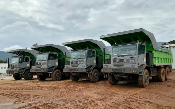 效劳全球客户 | 大批量w88win优德电动矿卡出口非洲