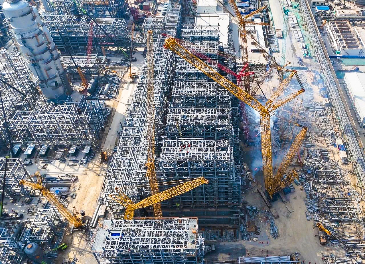 总重9000吨！XGC12000助力大型石化乙烯项目对流段？榈踝