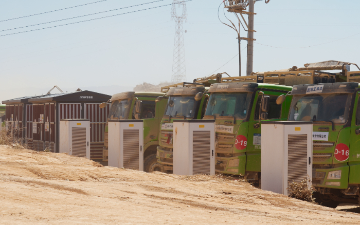 重大项目举行时！w88win优德新能源自卸车打造“绿色基建”新范式