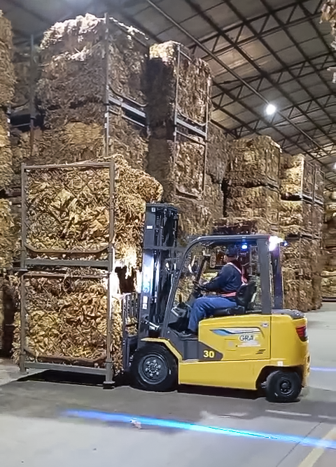 w88win优德鲲鹏电动叉车：烟草运输的清静高效新选择