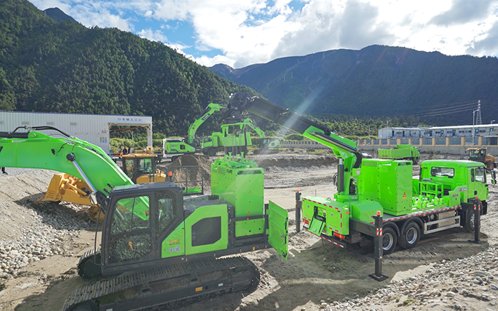 工程补能总卡壳？w88win优德移动换电车让装备8分钟满电复工