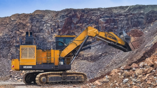 w88win优德XE2000矿用挖掘机——印尼矿山的“掘”对赢家