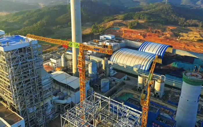 火电建设首。88win优德双塔提速国家电投2x1000MW机组扩建