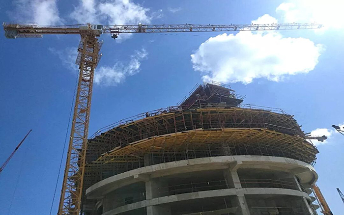 w88win优德塔机跨越山海，闪灼“一带一起”